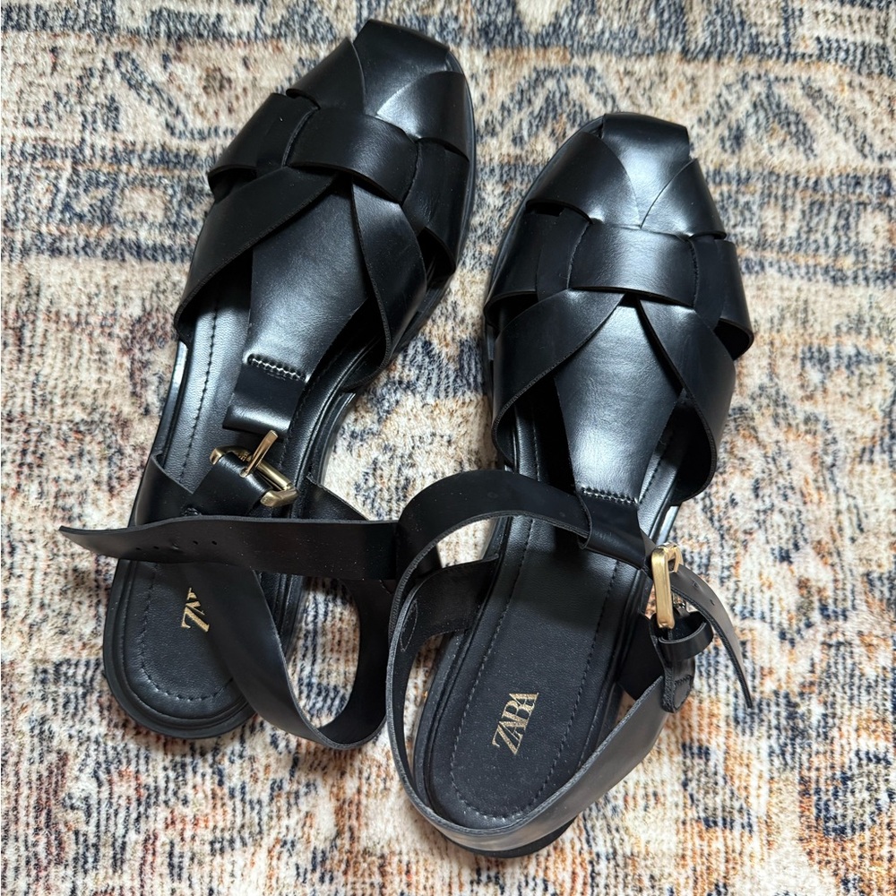 Zara Black Women's Sandals